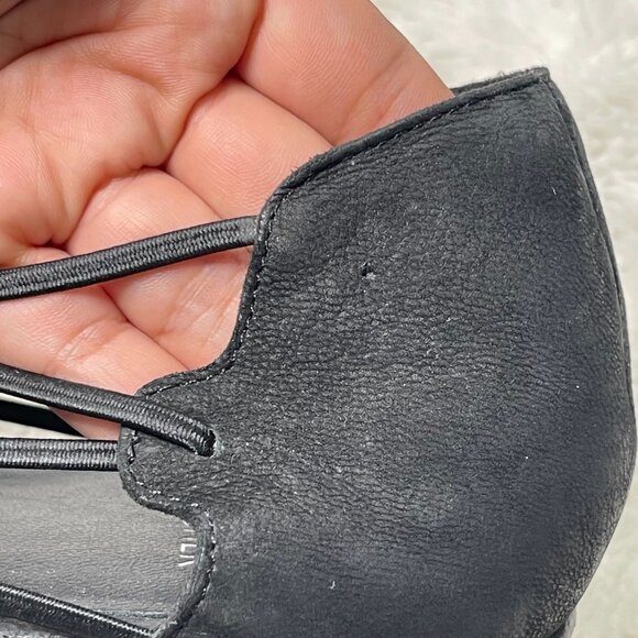 Eileen Fisher Women's Black Nikki Peep Toe Heeled Boots Shoes Size 11 - Picture 9 of 11